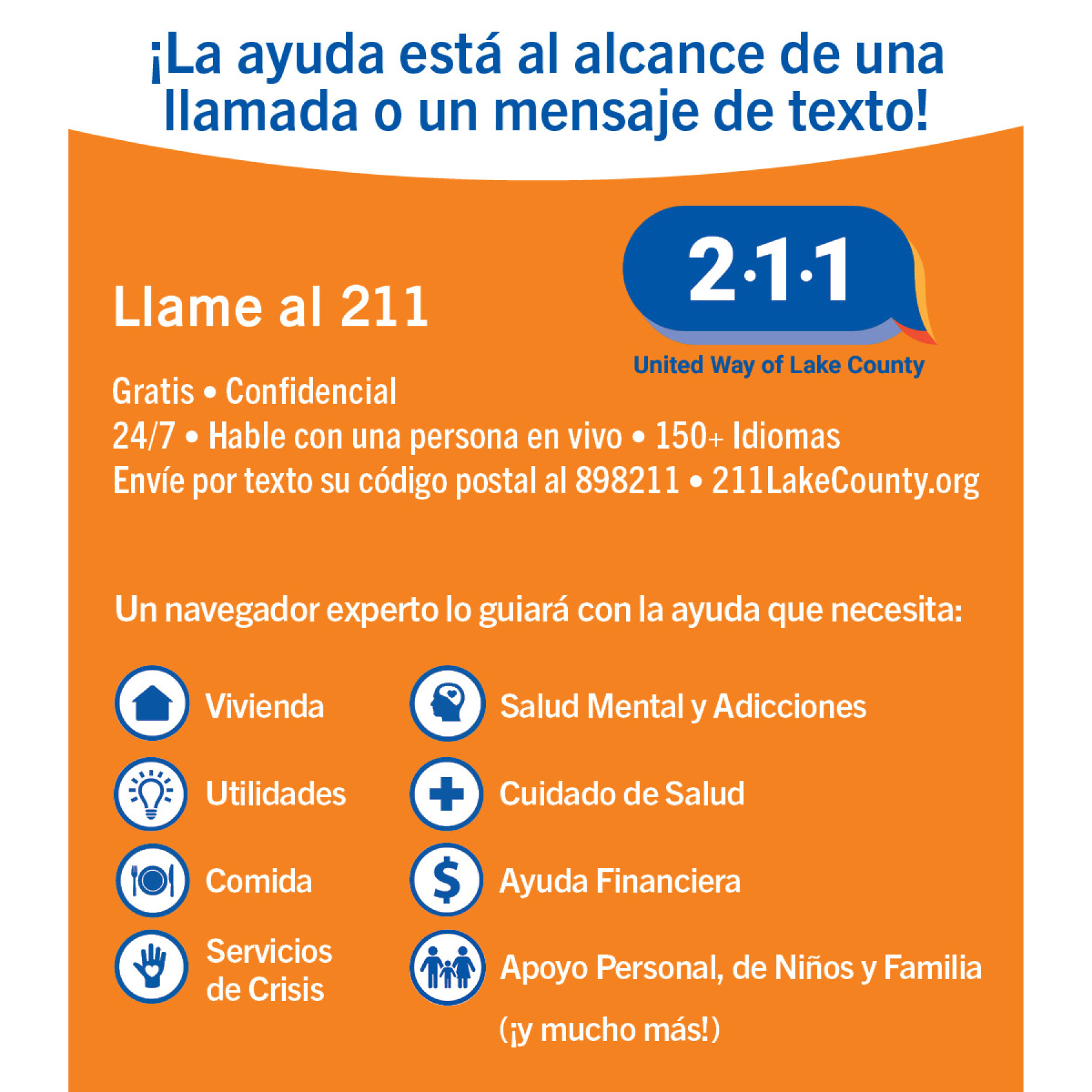 211 Assistance NJ English and Spanish